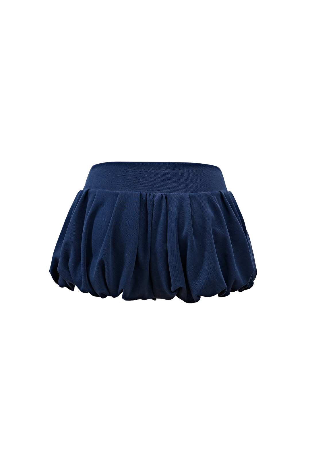 “Puff”Blue Denim Skort