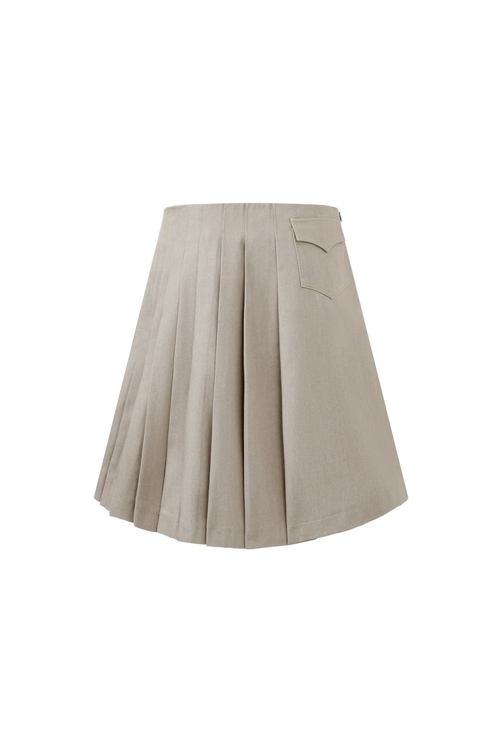 “Chef” Pleated Skirt