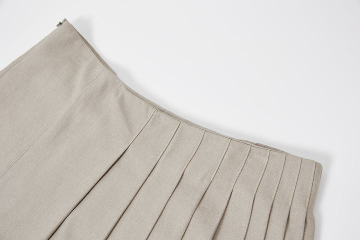 “Chef” Pleated Skirt