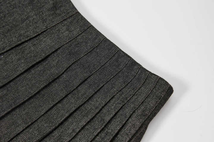 “Chef” Pleated Skirt