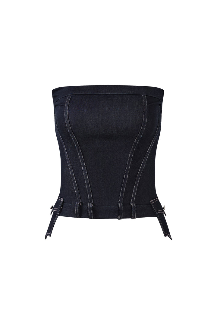 "Guest" Denim Corset