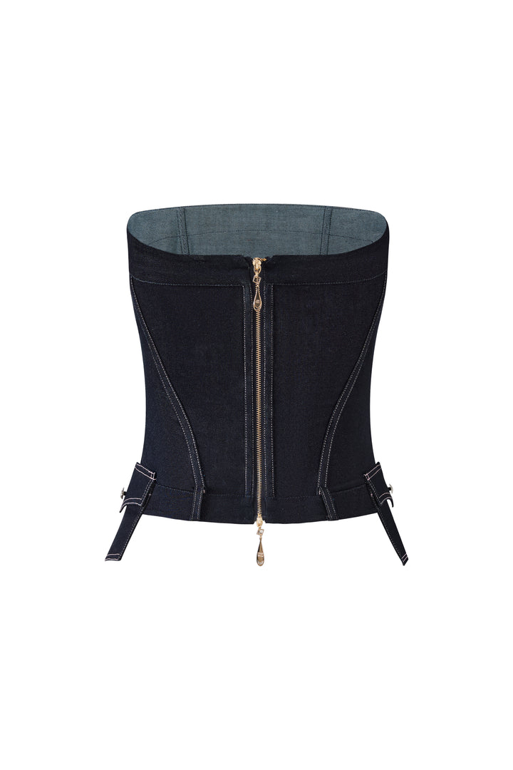 "Guest" Denim Corset
