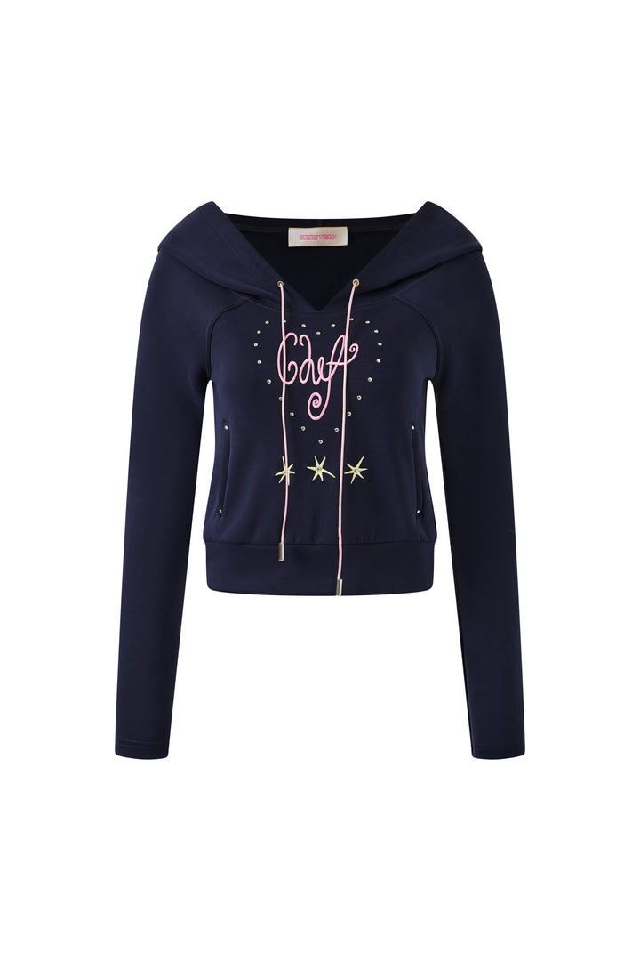 “Petite Faim” Bardot Hoodie