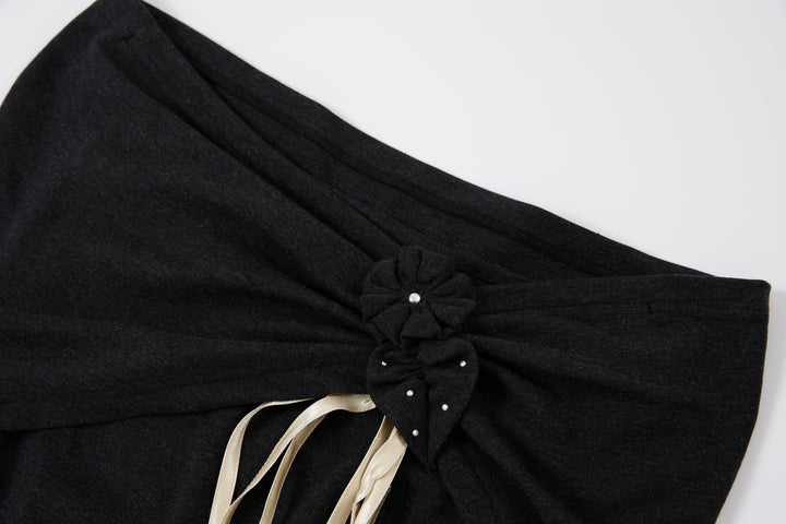 “Bouquet” Top Dark Gray