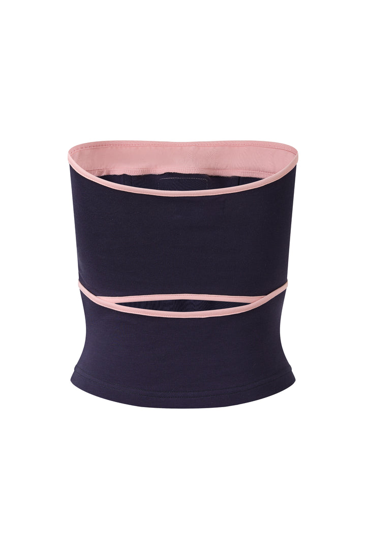 "Hollowed Orbit" Tube Navy