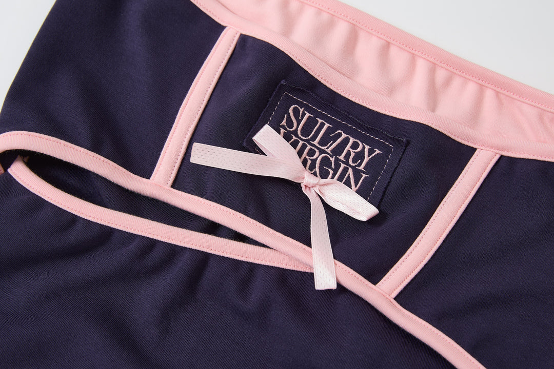 "Hollowed Orbit" Tube Navy
