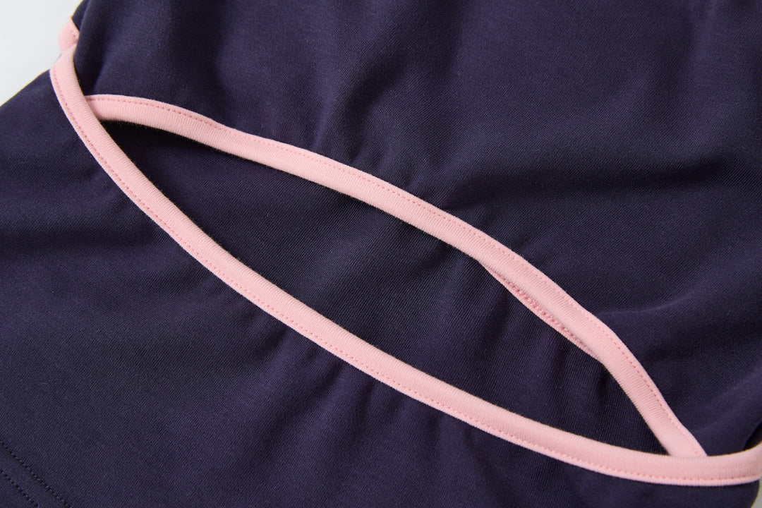 "Hollowed Orbit" Tube Navy