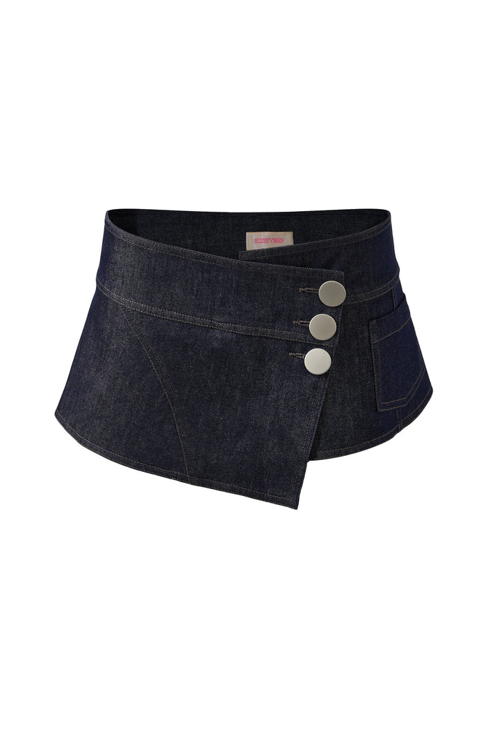 "Virgin Denim" Skort