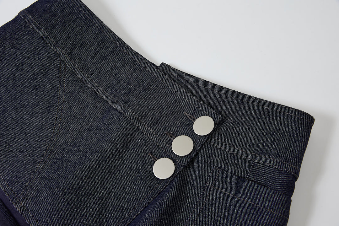 "Virgin Denim" Skort