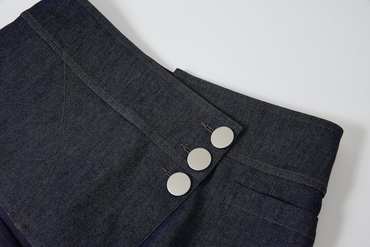 "Virgin Denim" Skort