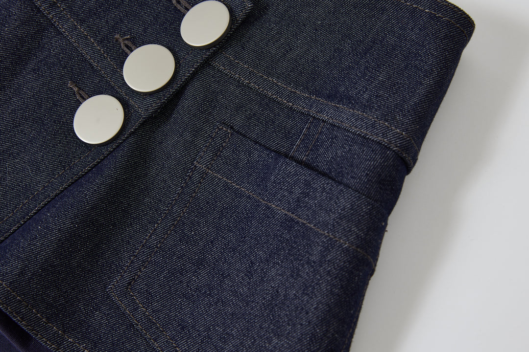 "Virgin Denim" Skort