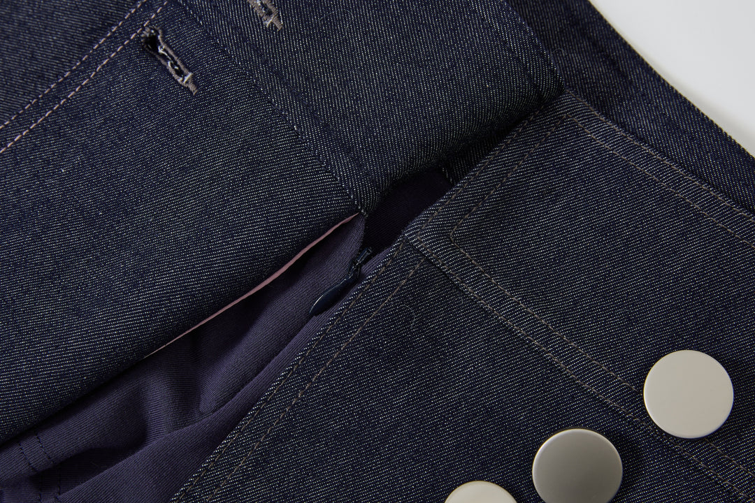 "Virgin Denim" Skort