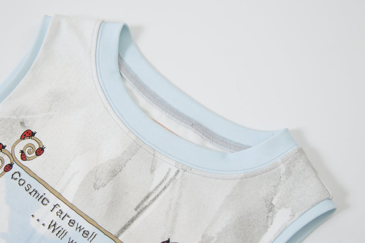 "Die Alone" Print Top