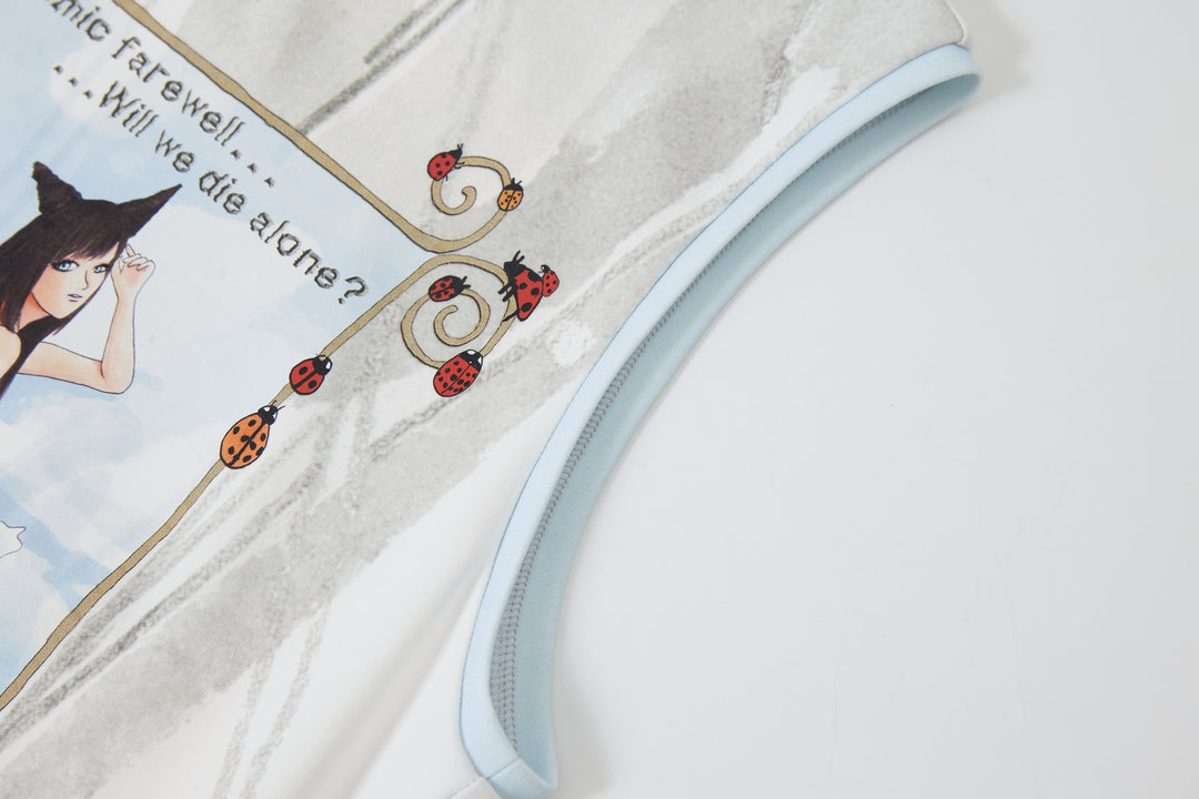 "Die Alone" Print Top