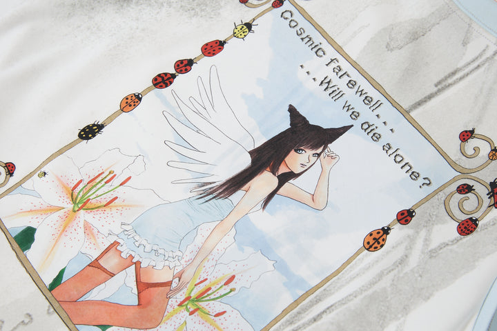 "Die Alone" Print Top