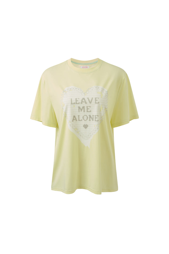 "Broken Pattern" Tee Yellow