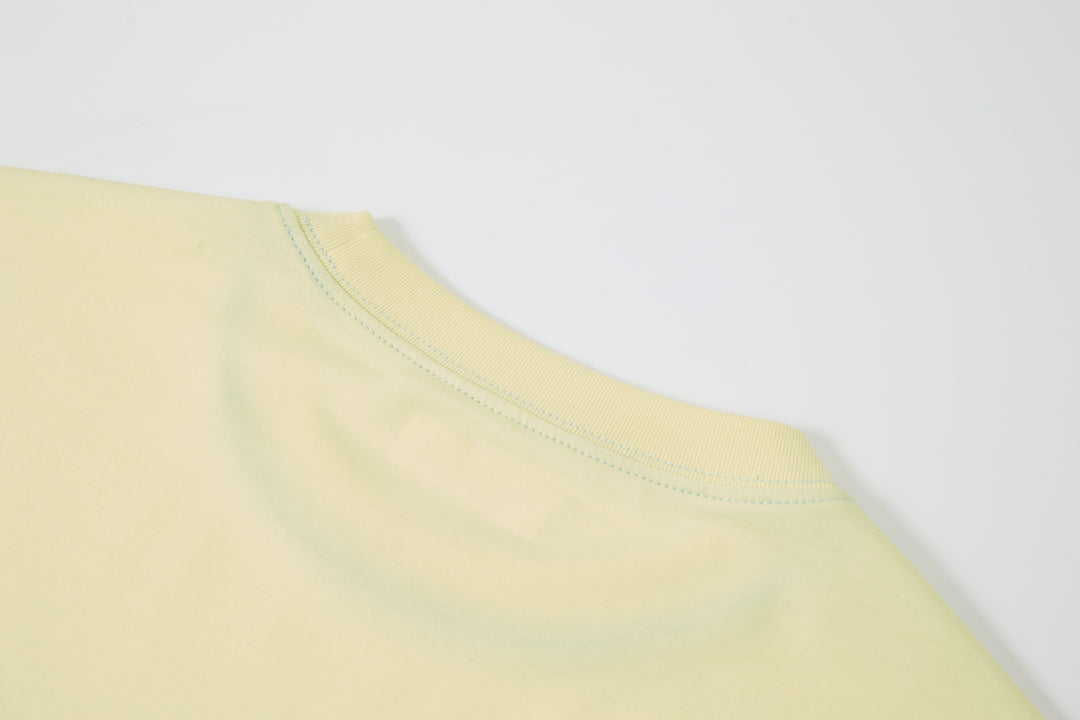 "Broken Pattern" Tee Yellow