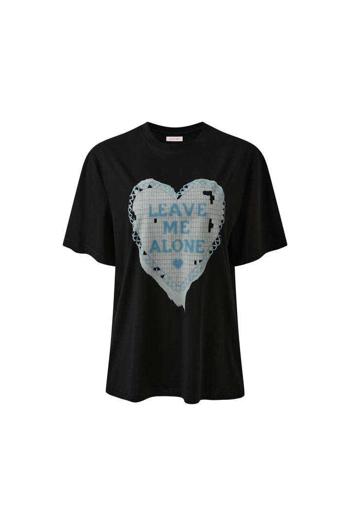 "Broken Pattern" Tee Black