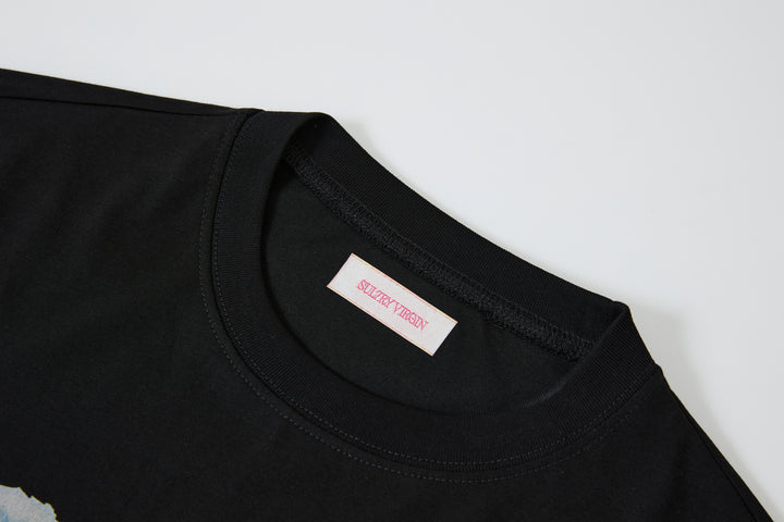 "Broken Pattern" Tee Black