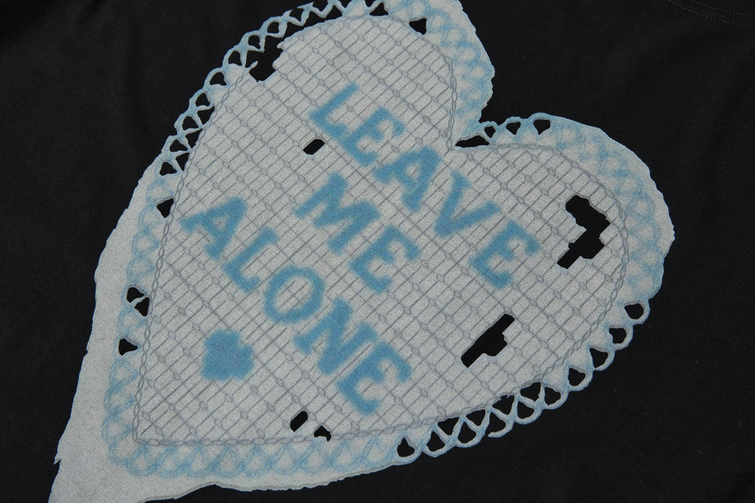 "Broken Pattern" Tee Black