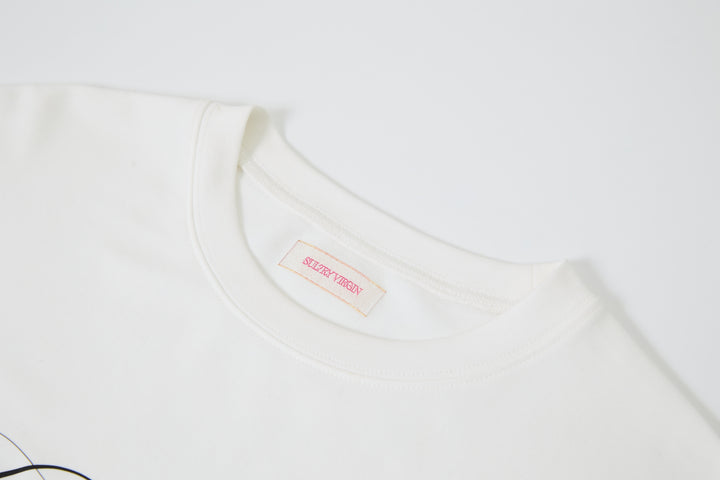 "SV Alphabet- Solid Vanilla" Tee