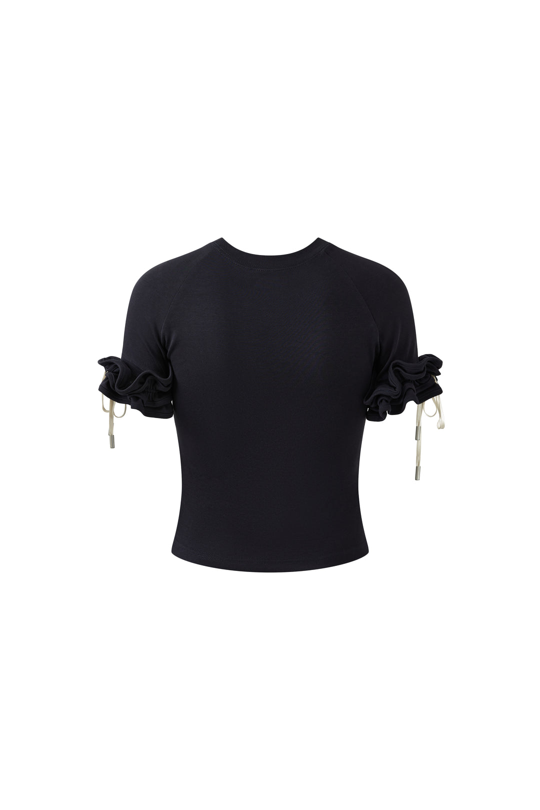 "Realtime Angel"  Cuff Tee Navy