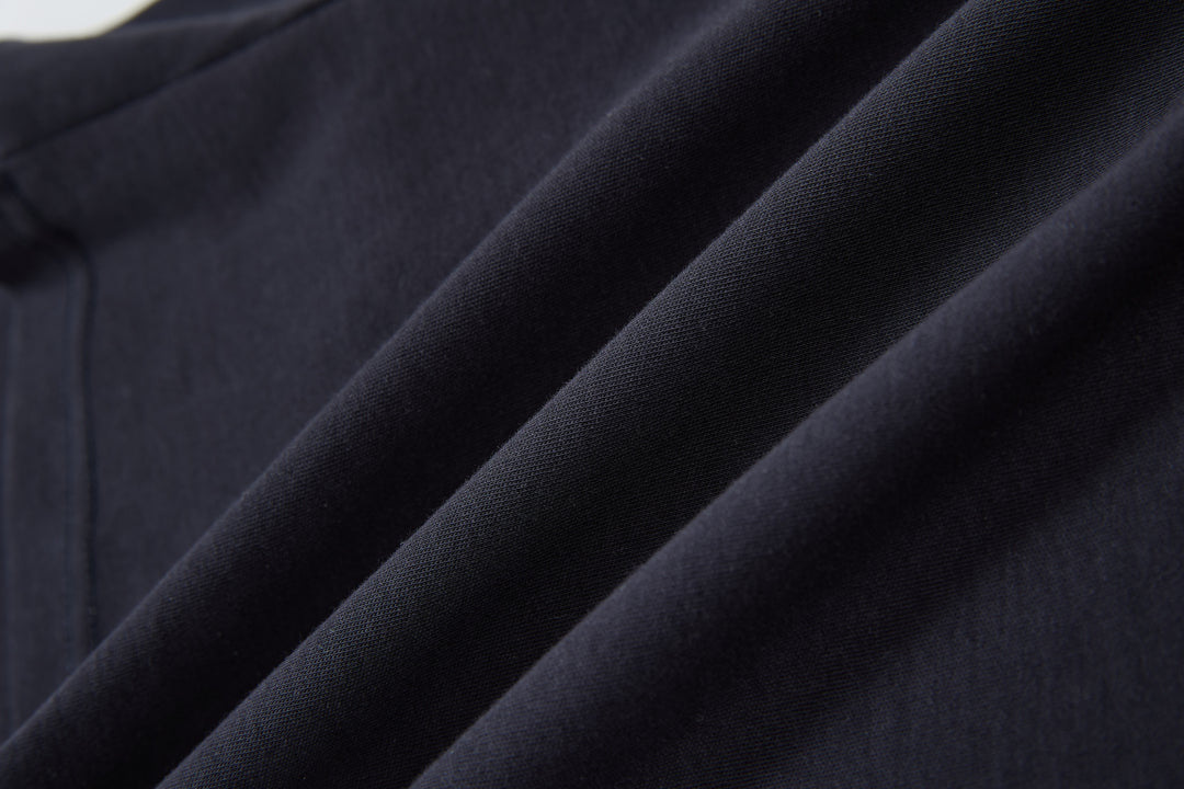 "Realtime Angel"  Cuff Tee Navy