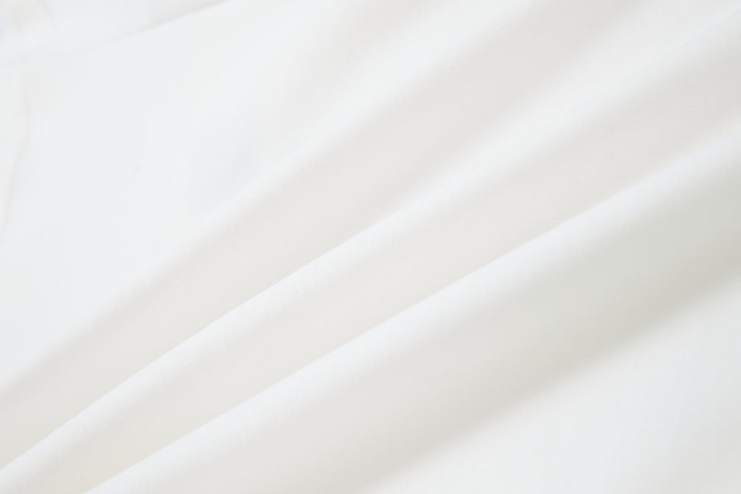 "Realtime Angel"  Cuff Tee White