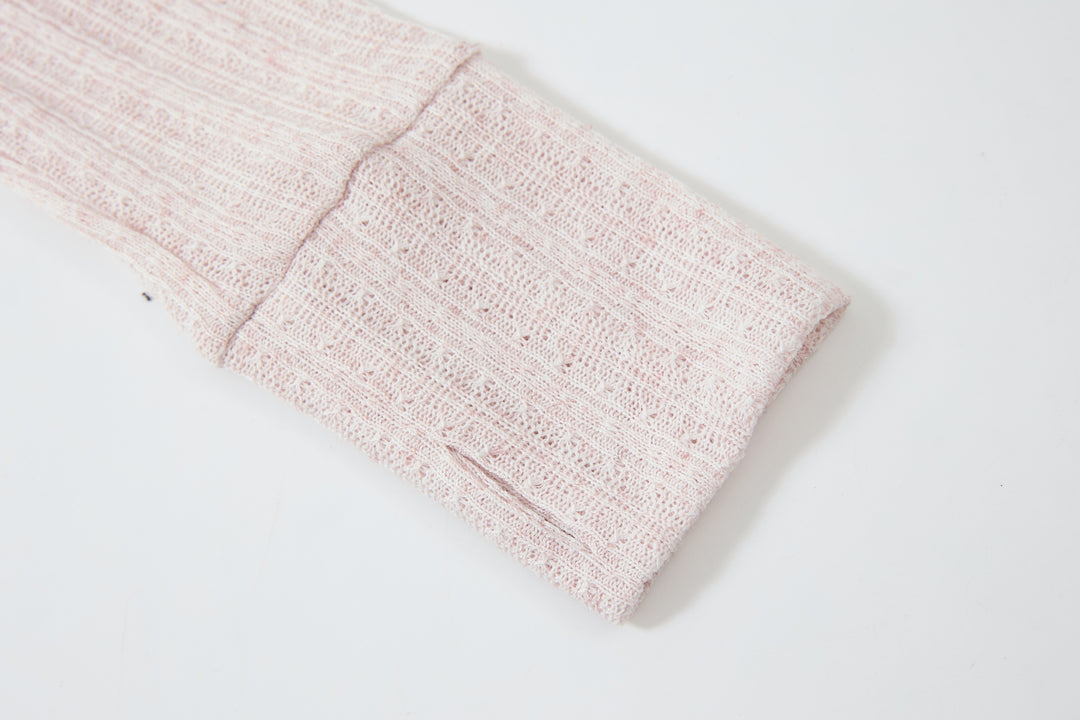 "Lenina"Zip Hoodie Pink