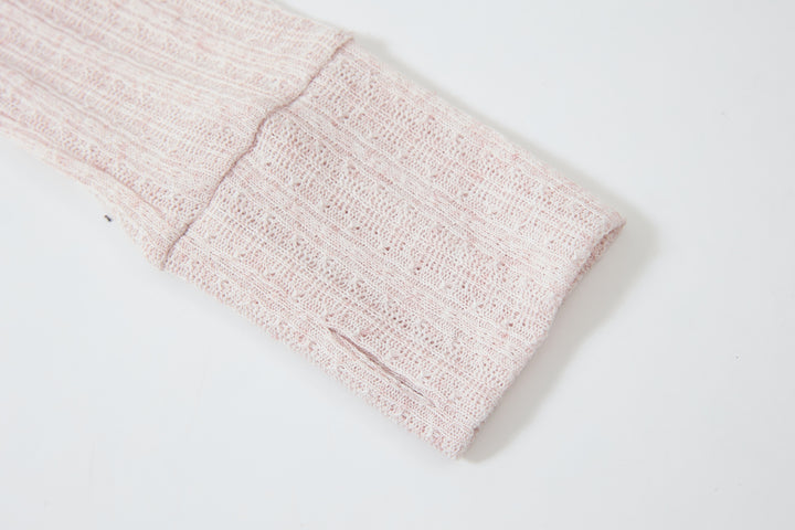 "Lenina"Zip Hoodie Pink
