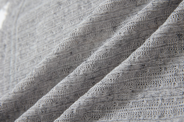 "Lenina" Zip Hoodie Gray