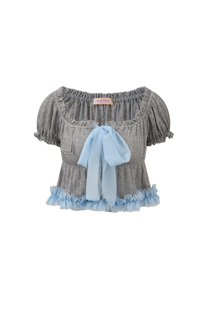 "Lenina" Top Gray