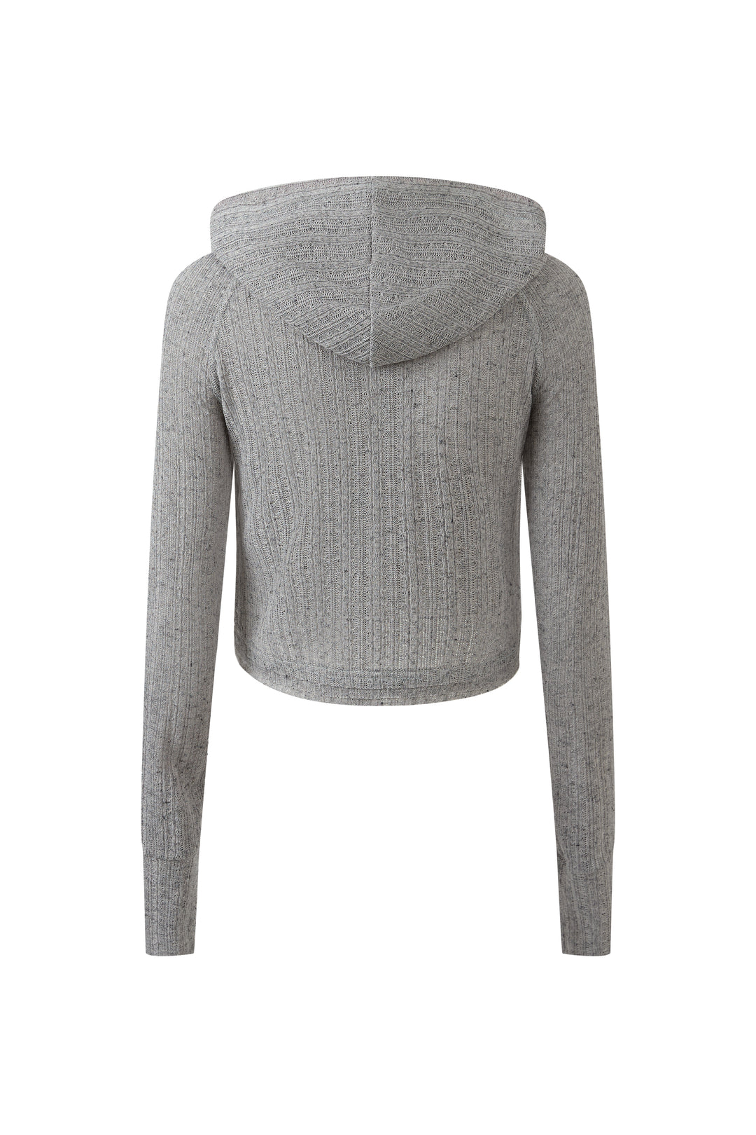 "Lenina" Zip Hoodie Gray