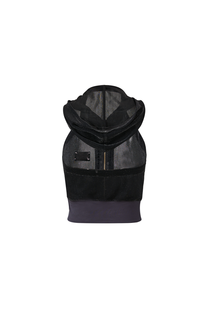 “Exposure” Hoodie Top Black