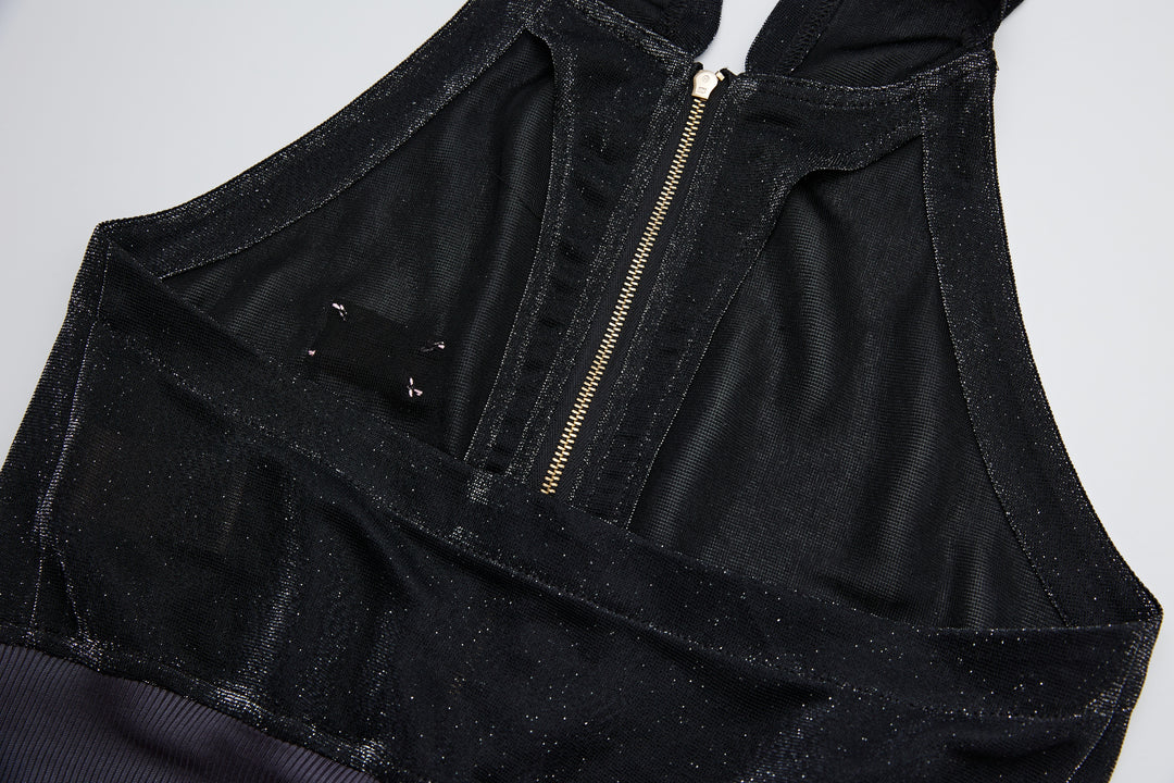 “Exposure” Hoodie Top Black