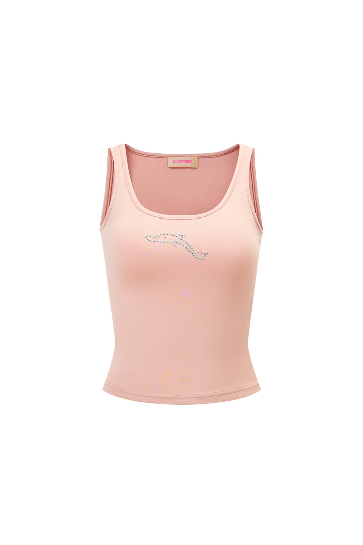 "Dolphin" Tank Top Pink