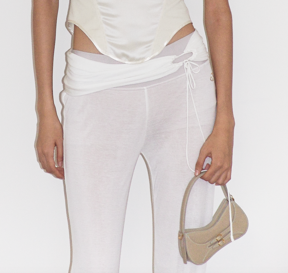 "Chilling"Trousers White