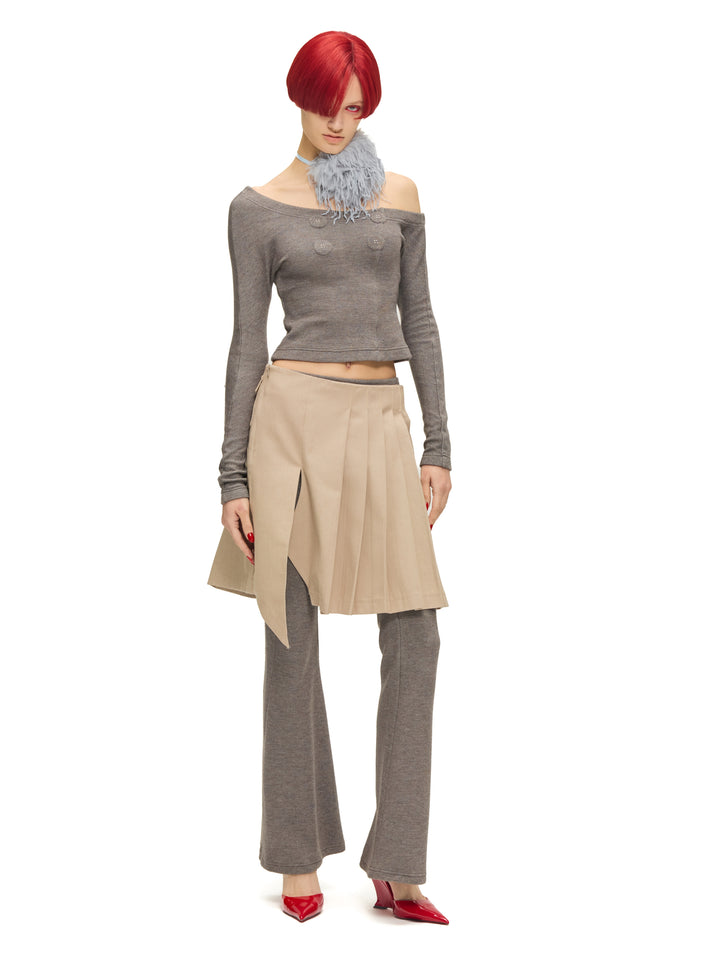 “Chef” Pleated Skirt