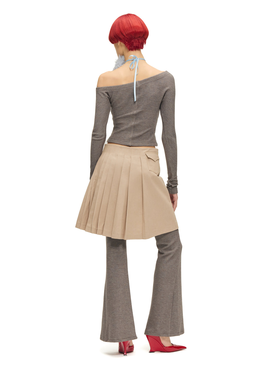 “Chef” Pleated Skirt