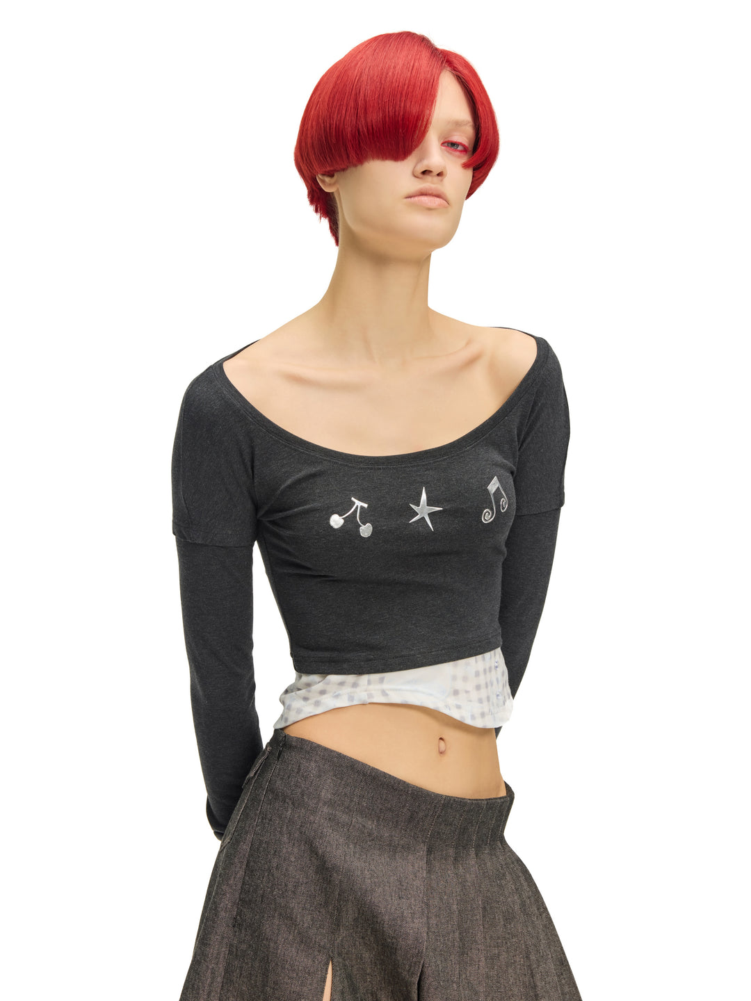 “Chef” Pleated Skirt