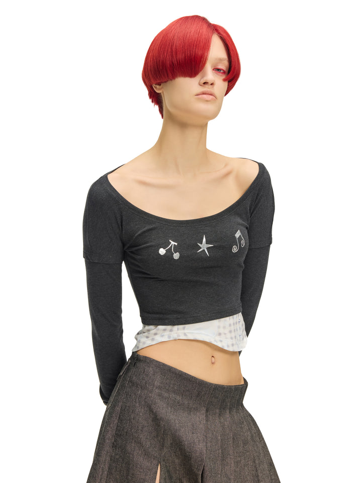 “Chef” Pleated Skirt