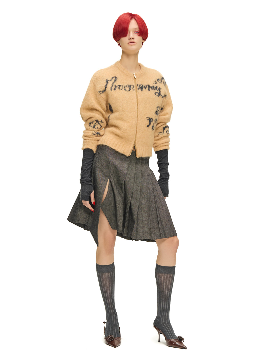 “Chef” Pleated Skirt