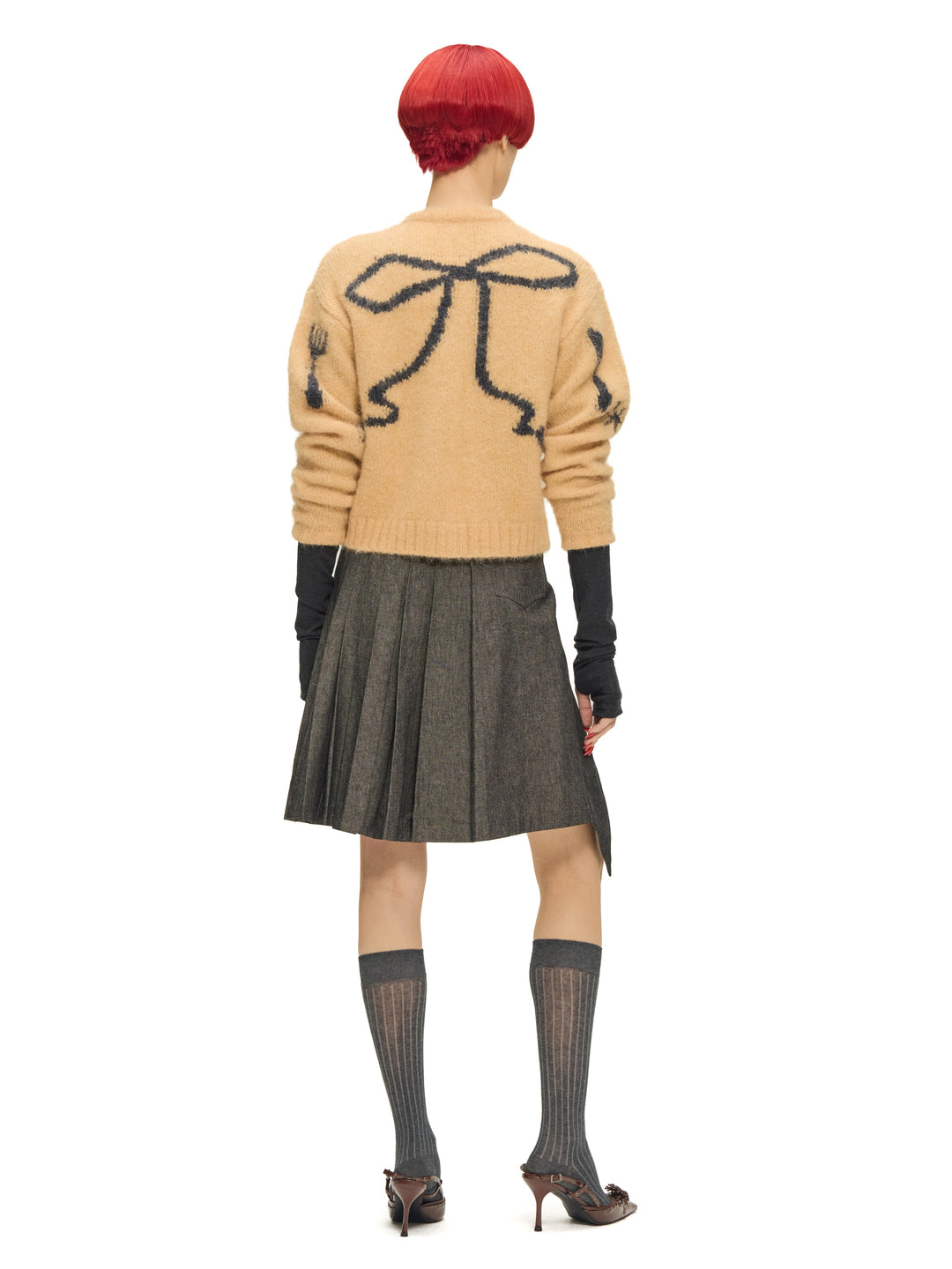 “Chef” Pleated Skirt