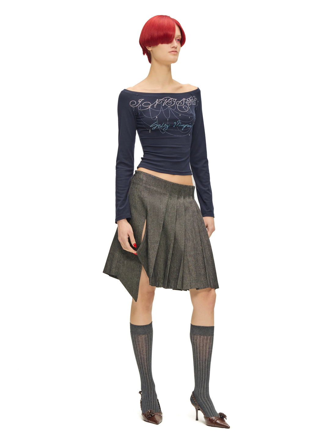 “Chef” Pleated Skirt