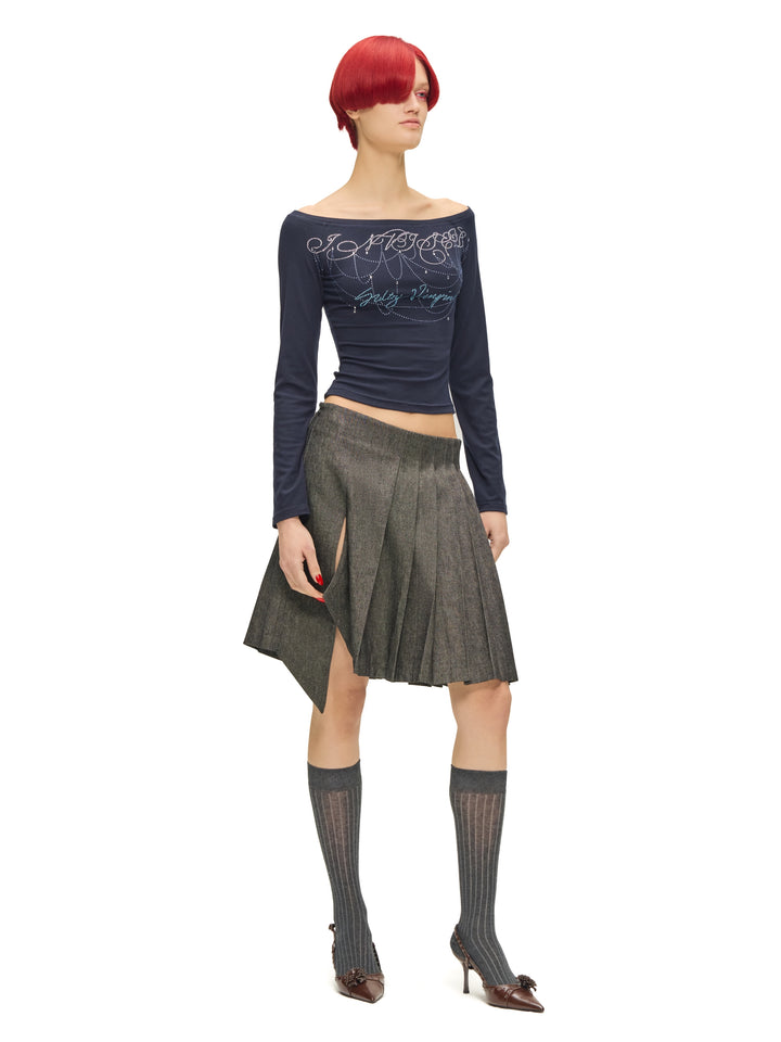 “Chef” Pleated Skirt