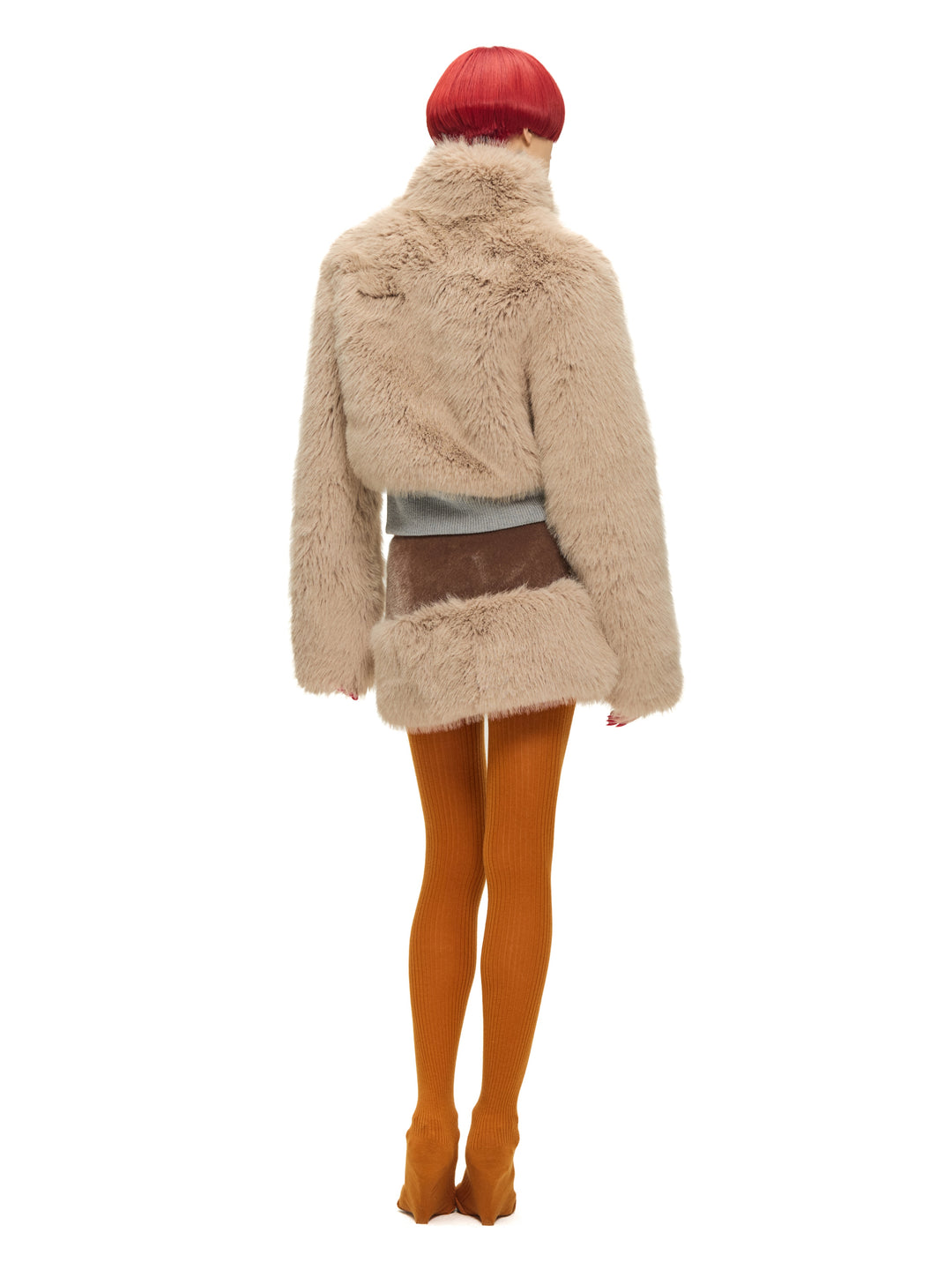"Guest" Faux Fur Skirt