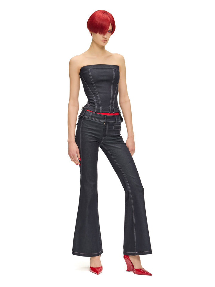 "Guest" Denim Corset