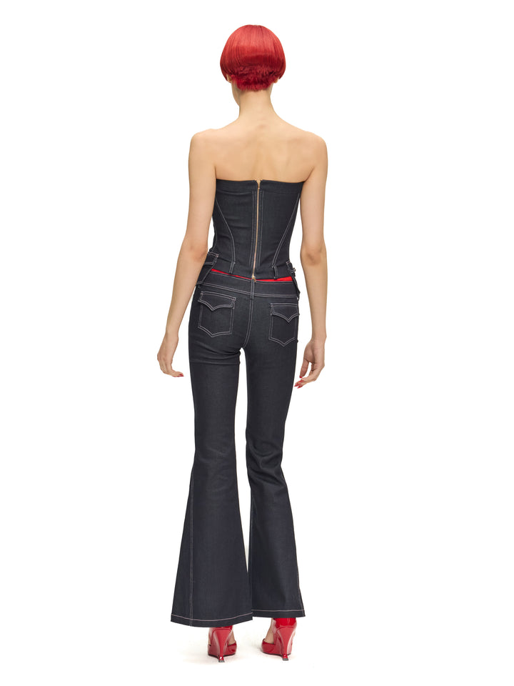"Guest" Flared Denim