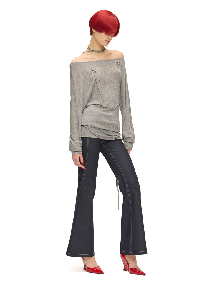 "Hostess" Batwing Top