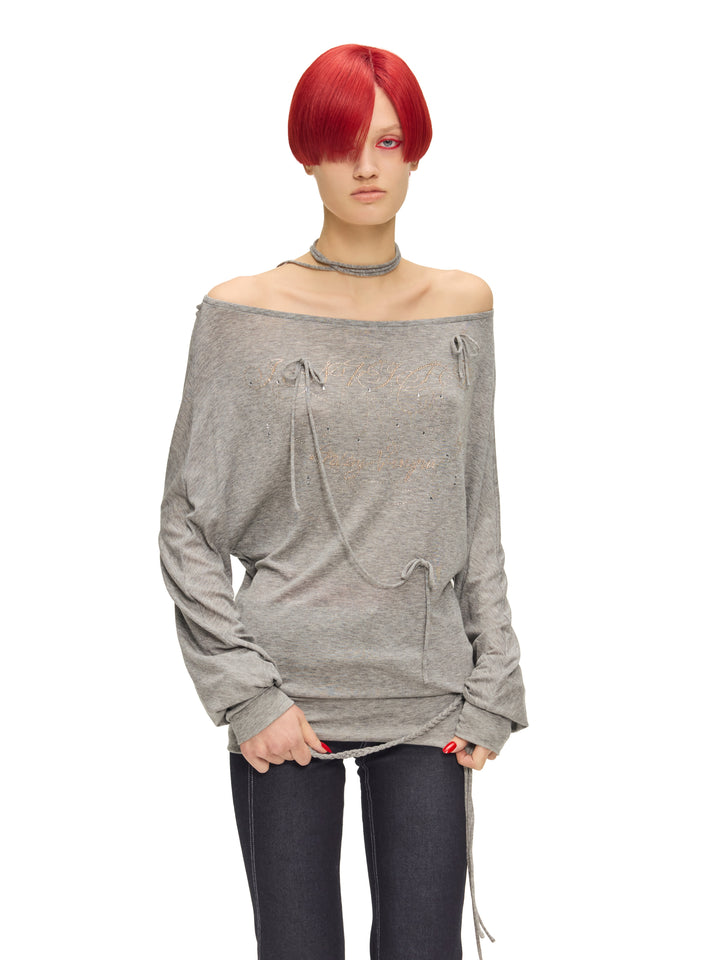 "Hostess" Batwing Top